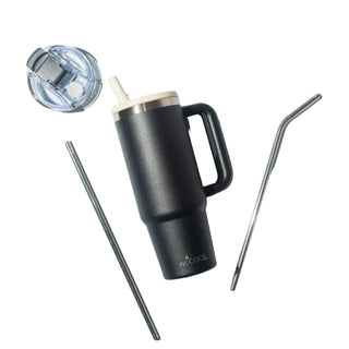Mug térmico 30oz con tapa clásica color negro