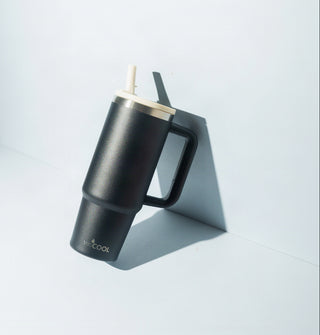 Mug térmico 30oz antiderrame color negro
