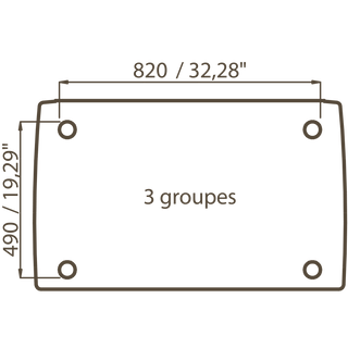 Máquina de Café Automática Synchro 3 Grupos