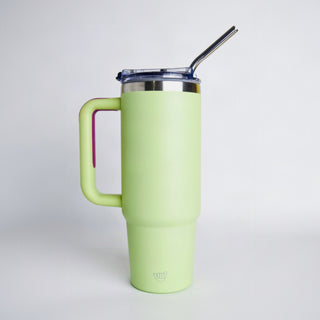 Mug térmico 30oz con tapa clásica color verde