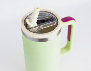 Mug térmico 30oz antiderrame color verde